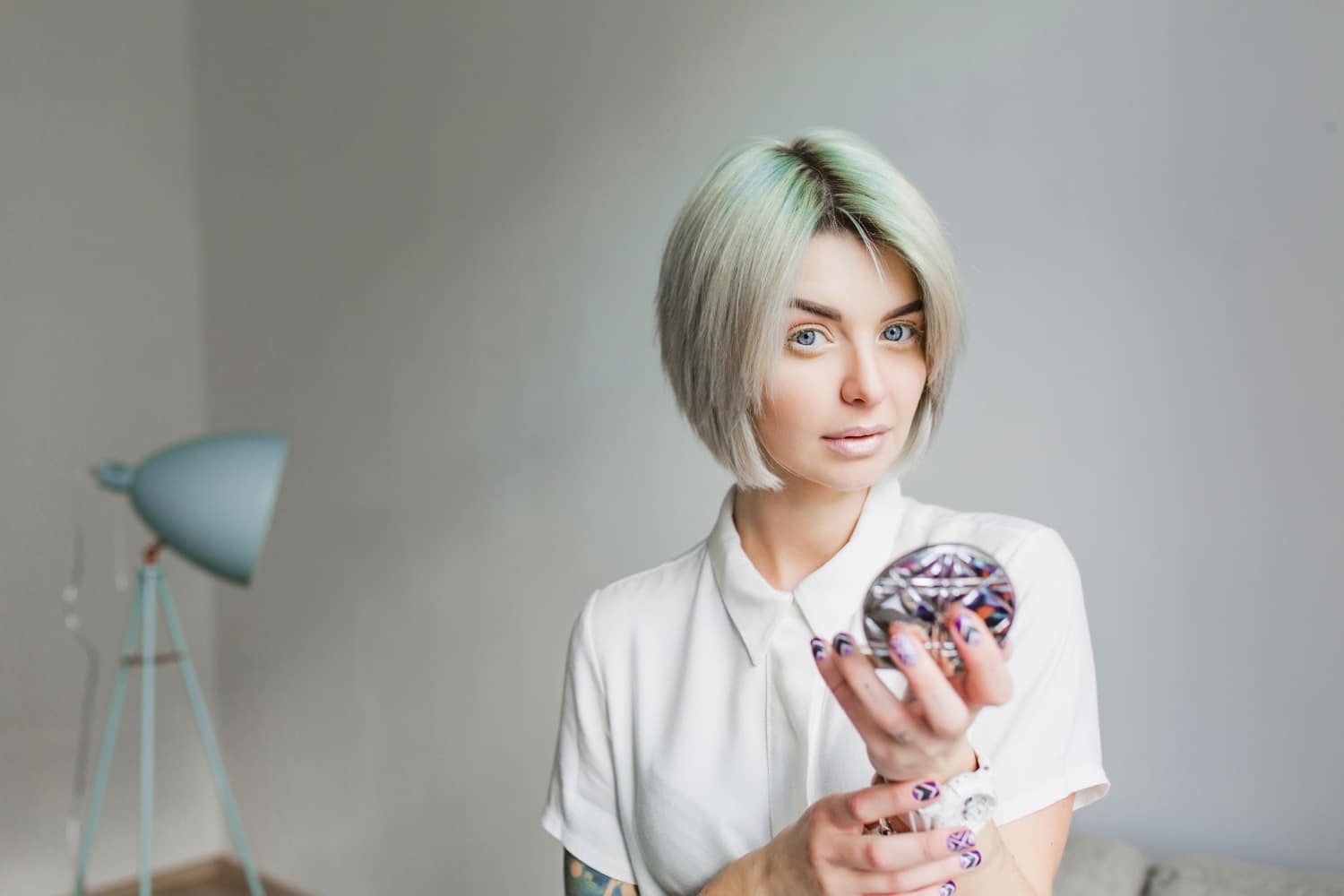 New Hair Color Transition